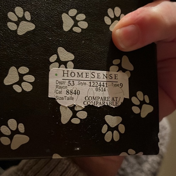 NWT Black Paw Print Dog Photo Album - Picture 6 of 6